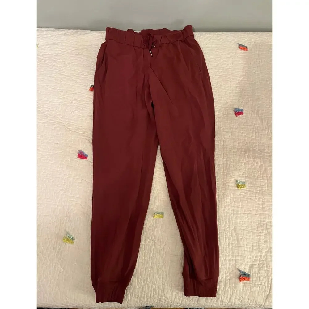 LULULEMON WOMEN'S JAGGER PANT DRAWSTRING & POCKETS SIZE 6